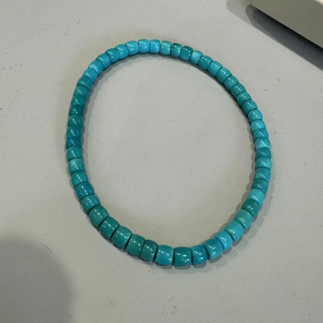 【竞拍】绿松石精工直切手串约5.2g 66240918-203