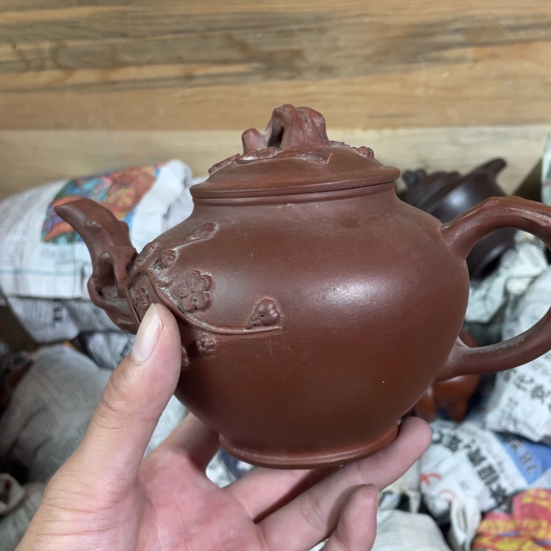 茶壶紫砂老厂紫砂壶一件。