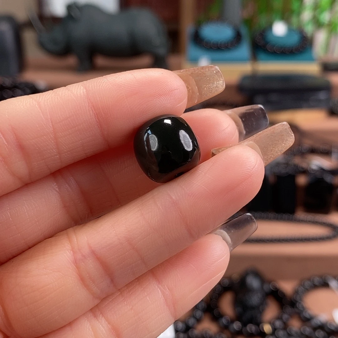 常***青和田玉未镶嵌手链14