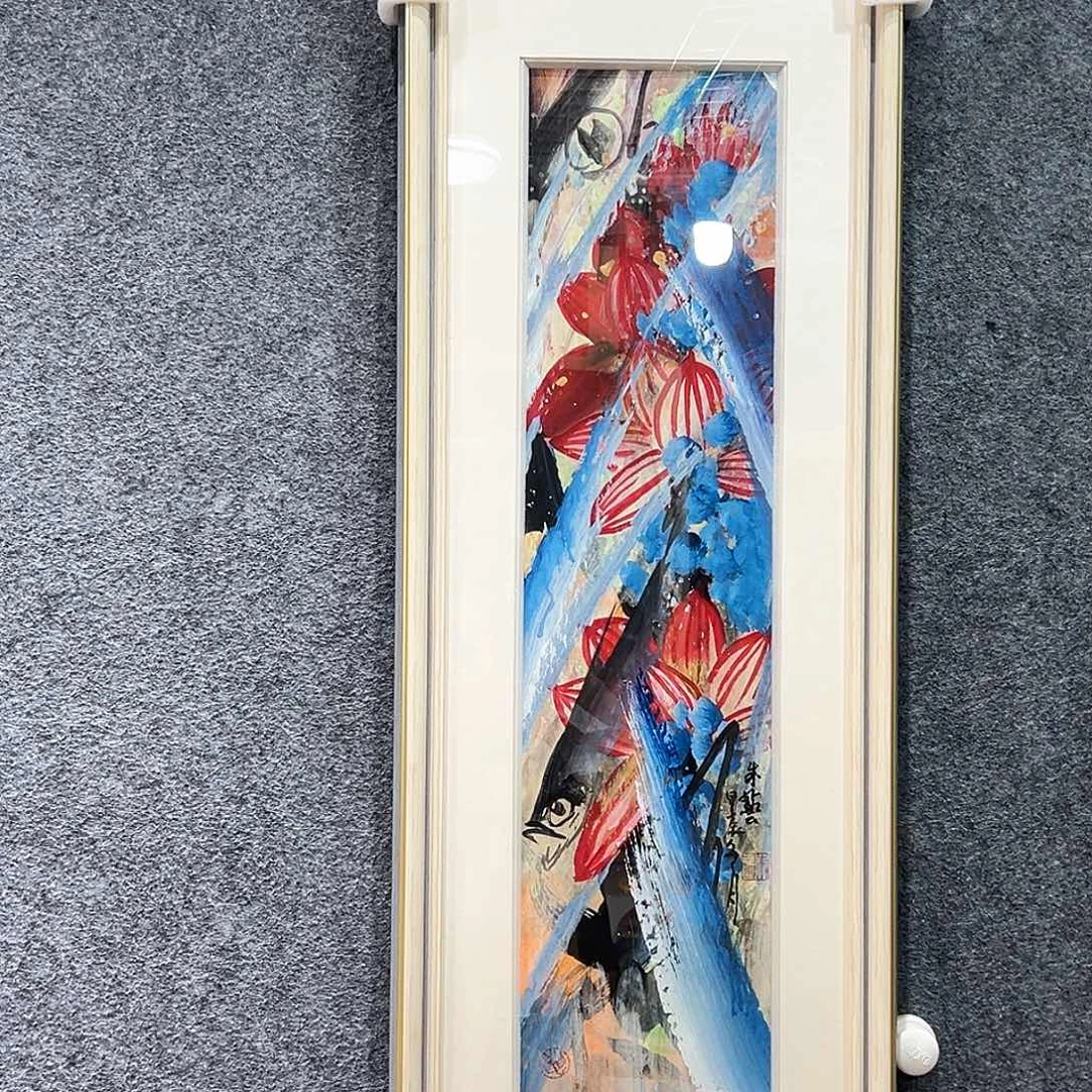 国画纯手绘画心原创作品