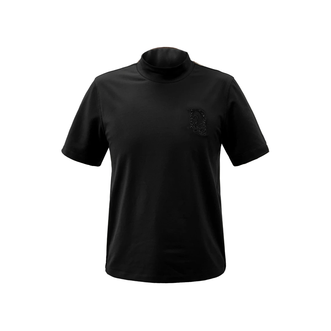 DIORA HEALY/迪奥海莉男款上新半高领休闲烫钻打底衫3336350161