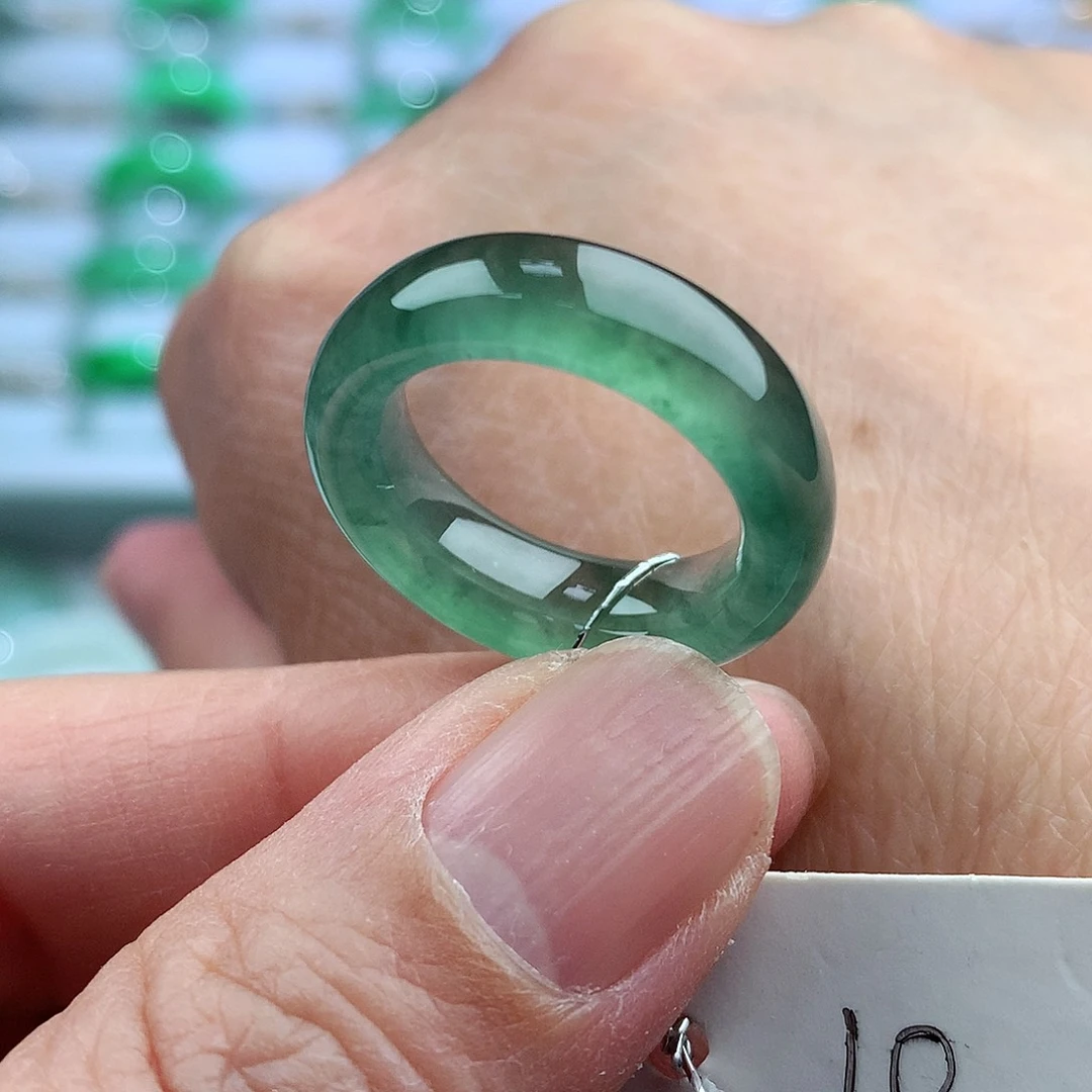 未镶嵌戒指翡翠10号