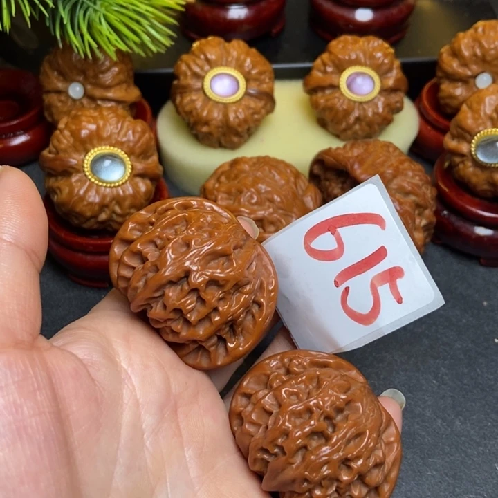 文玩核桃把件42宫灯615