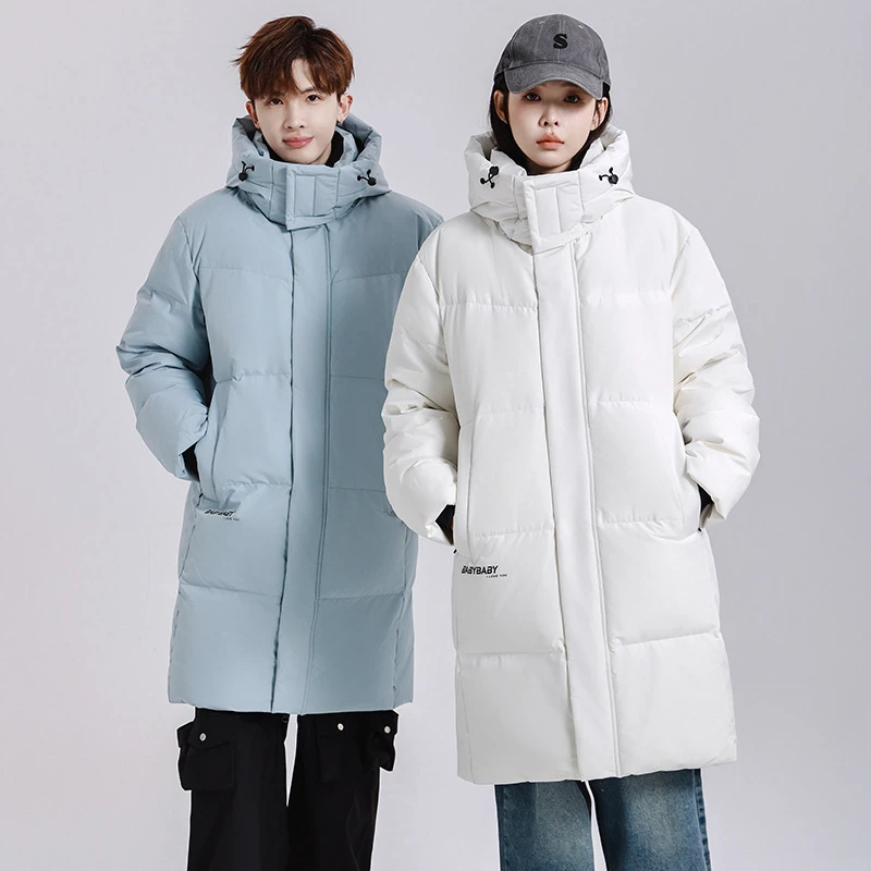 东北哈尔滨零下40度防寒鹅绒羽绒服冬季外套男女漠河雪乡旅游装备