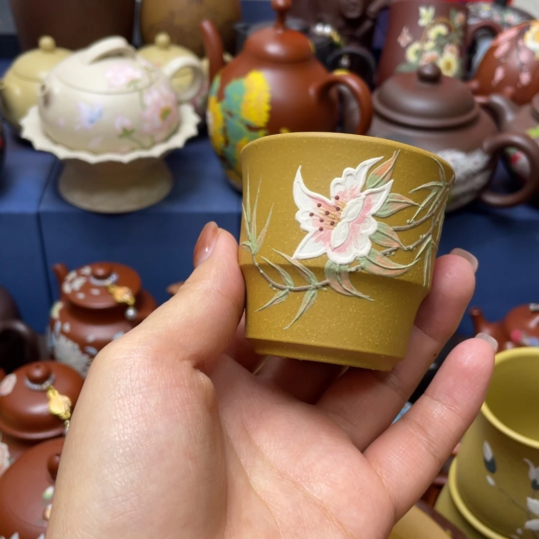 紫砂茶杯紫砂主人杯80cc