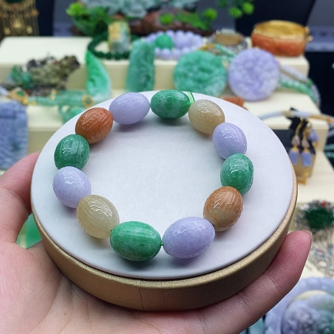 未镶嵌手串翡翠手串