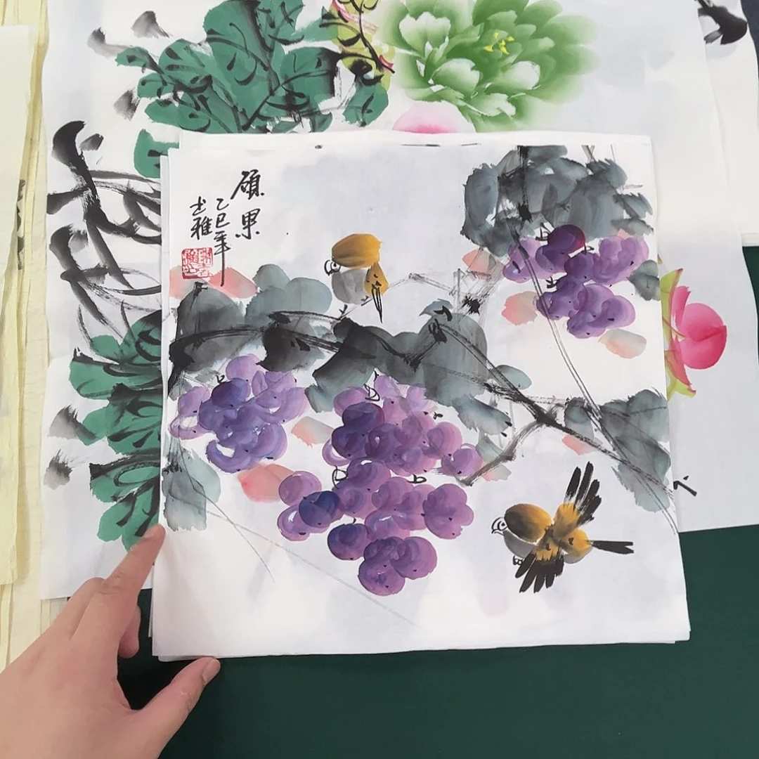 国画国画作品宣纸纯手绘