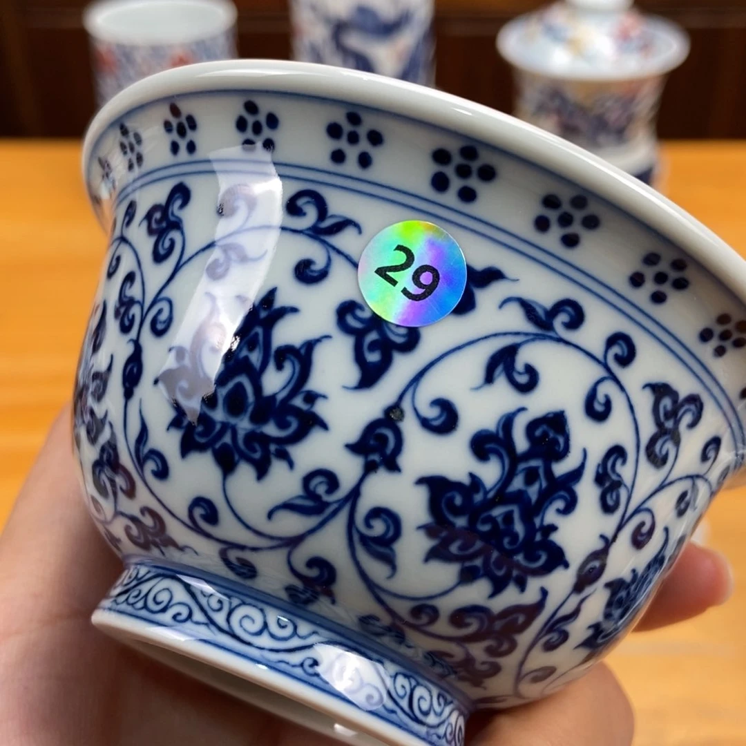 手绘现代茶具非古董