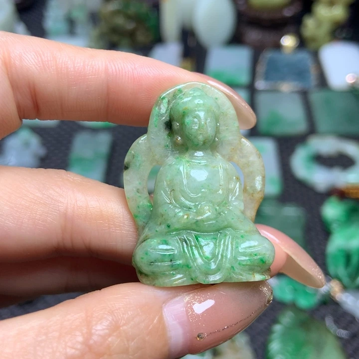 未镶嵌挂件翡翠清