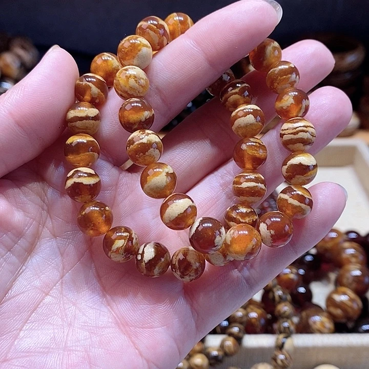 溶洞老料，卡10手串