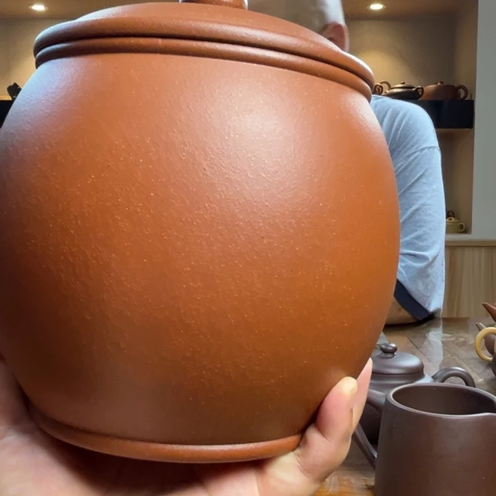 紫砂降坡泥茶叶罐