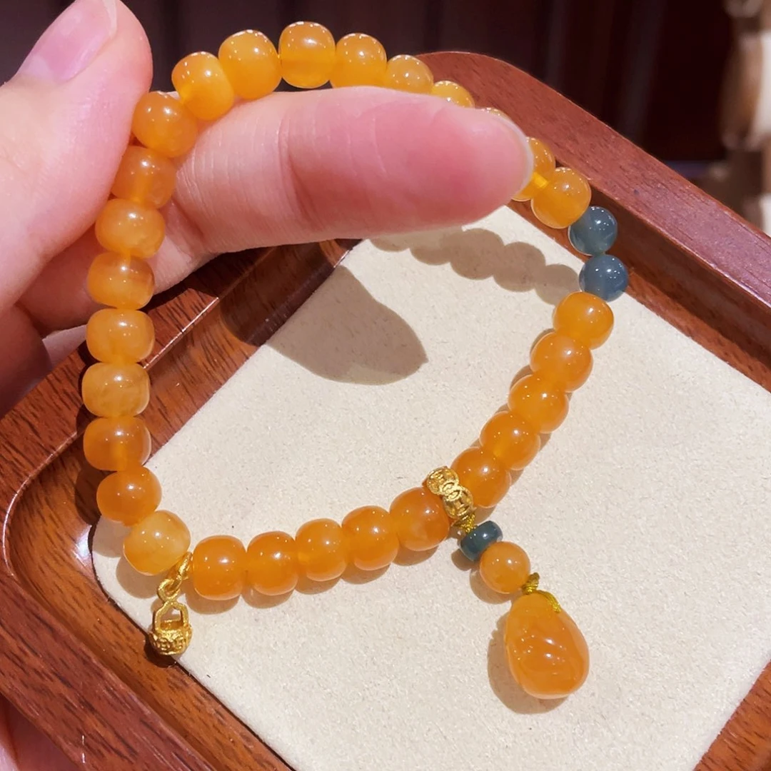 蜜蜡手链未镶嵌手串