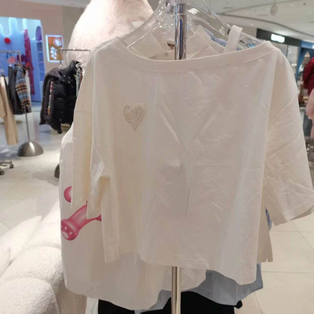 南京【脏残慎拍】LABO桃心logo短袖T恤L21C-WSDT23不退差