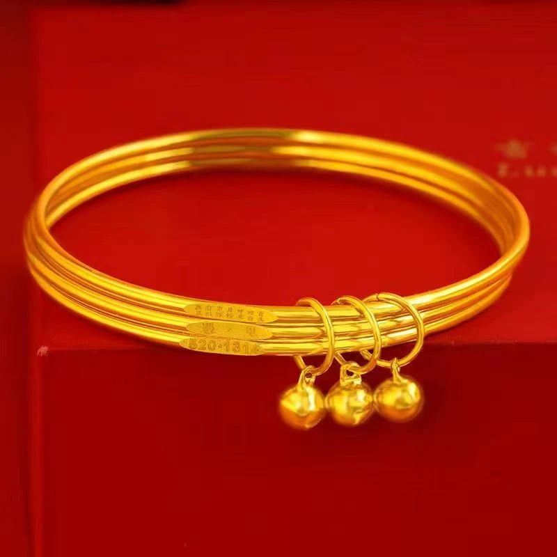 合金手镯  2025爆款【三生三世铃铛手镯】女士气质时尚百搭潮流款