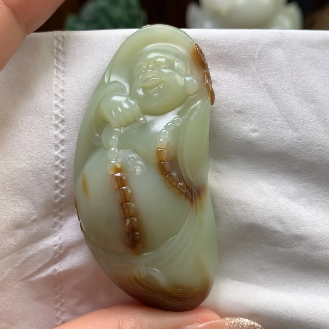 和田玉挂件大黑天未镶嵌