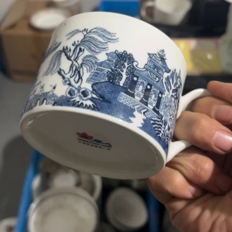 其他瓷咖啡杯一个老底