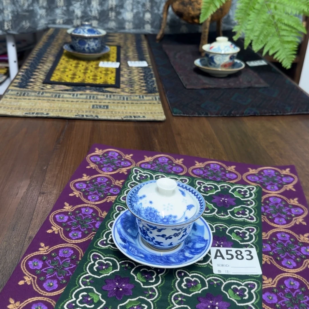 织绣5 都是一张价格三十六纺茶垫
