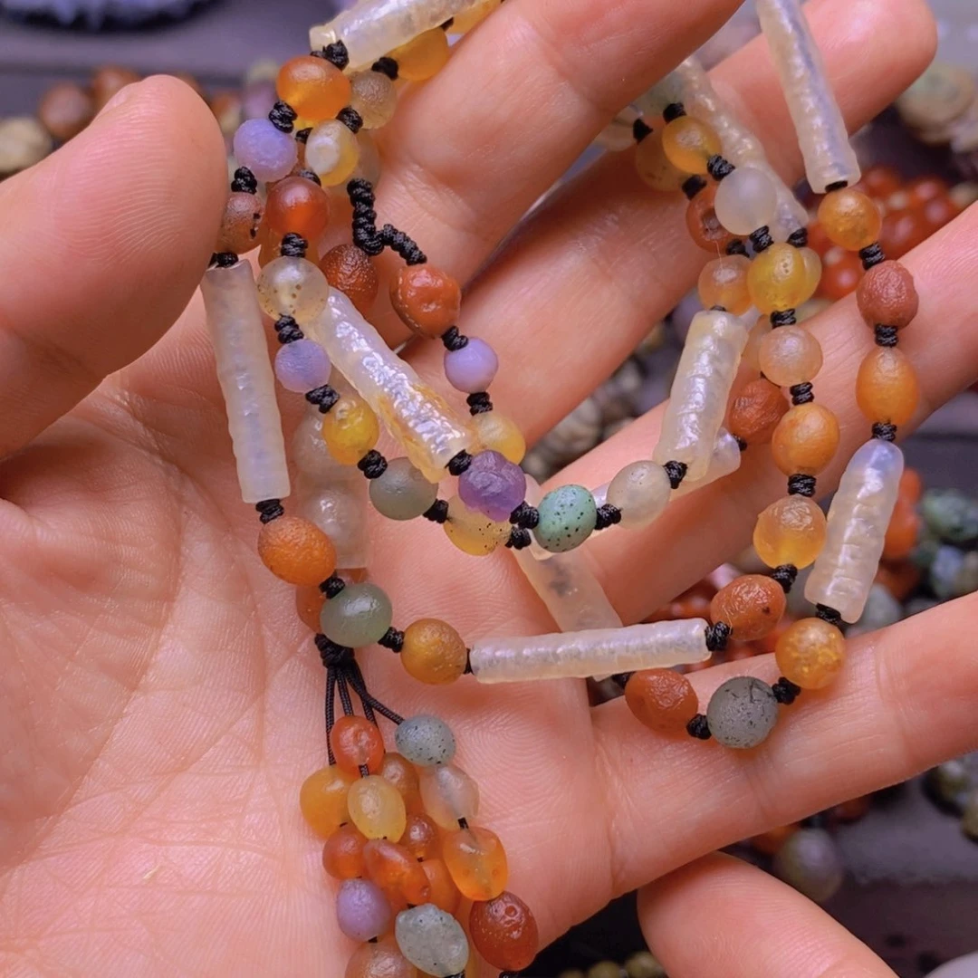 合金颈饰玛瑙/玉髓