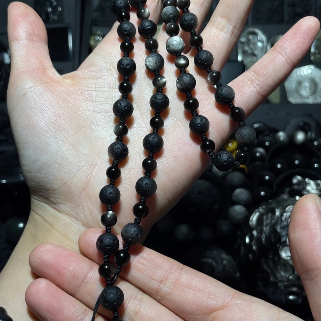 ～***～黑曜岩未镶嵌珠宝奇石