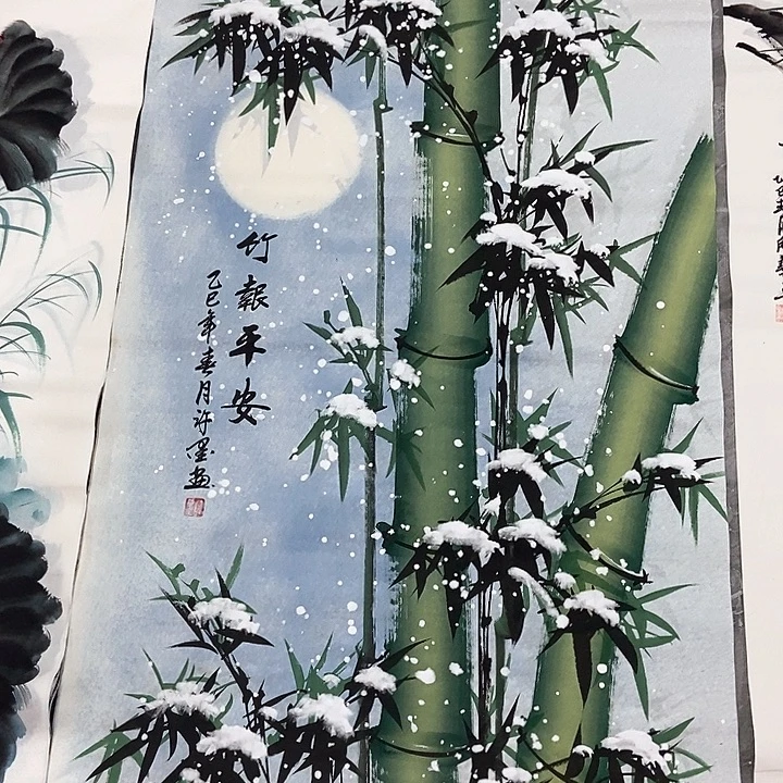 小周画廊的直播间
