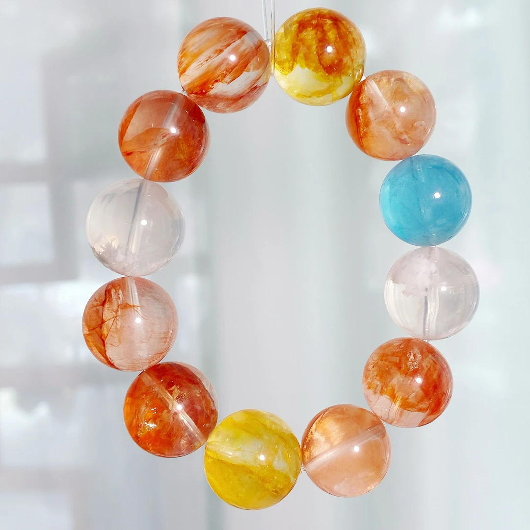 梵一善设计款水晶多宝玛瑙文玩手串手链项链念珠直播间选货