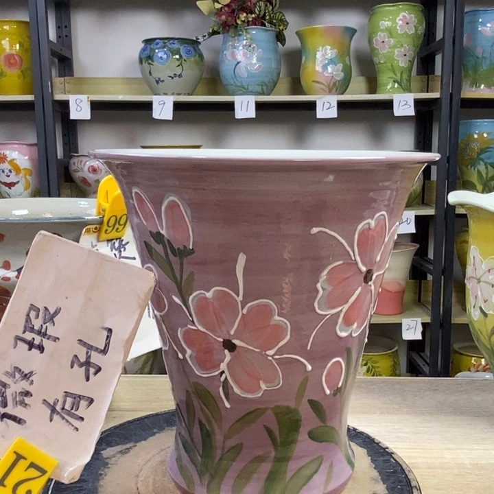 景德镇高温陶瓷花盆