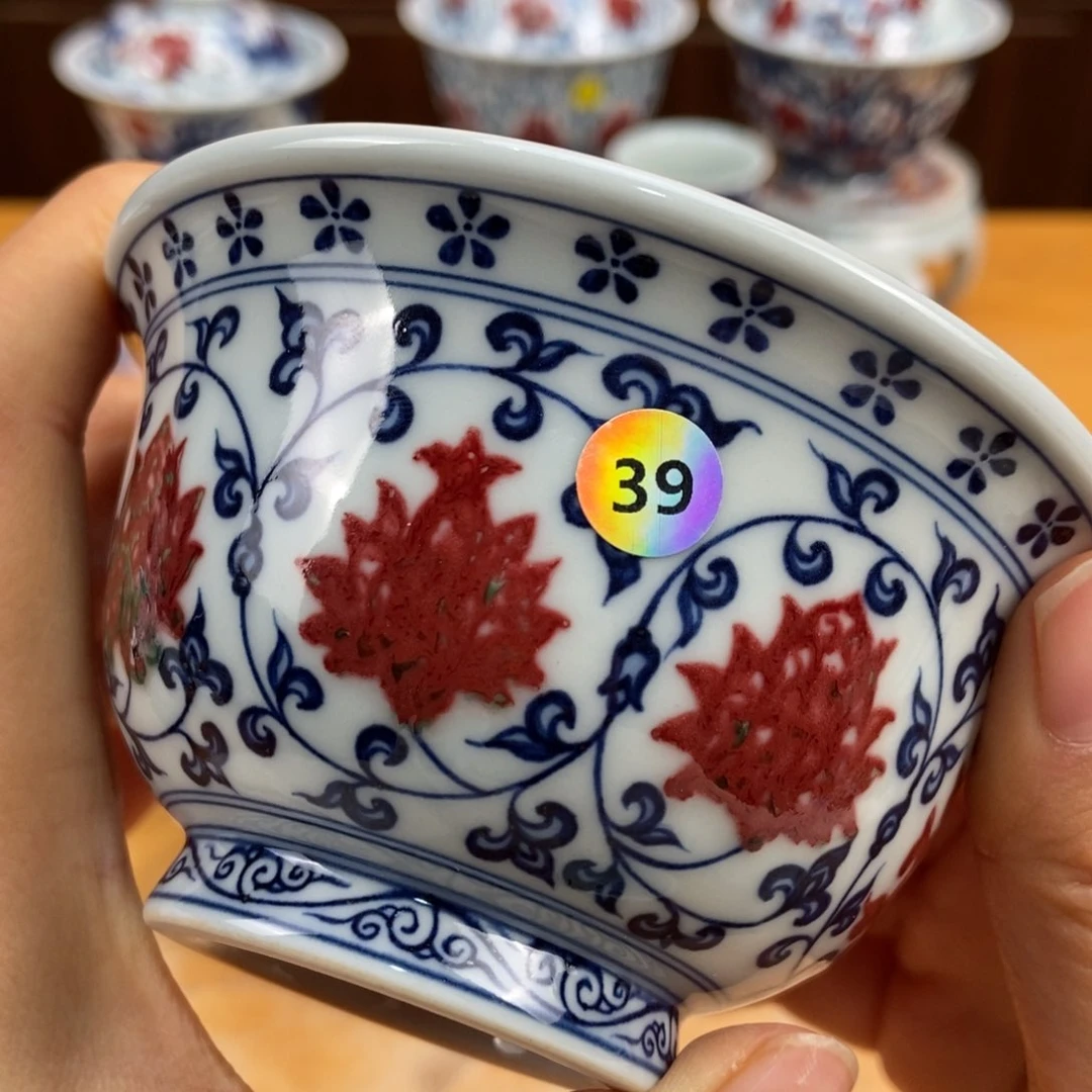 手绘现代茶具非古董