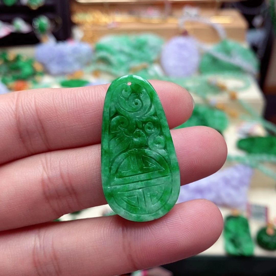 颈饰未镶嵌翡翠翡翠吊坠