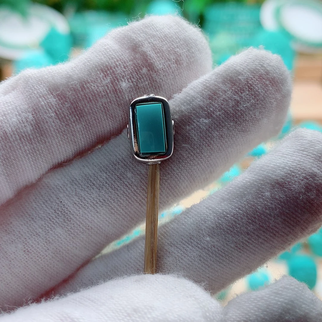 绿松石银S925镶嵌配饰