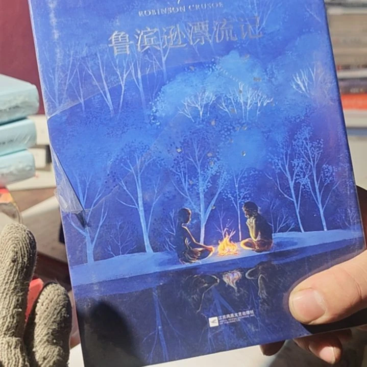 鲁滨孙漂流记精装瑕疵
