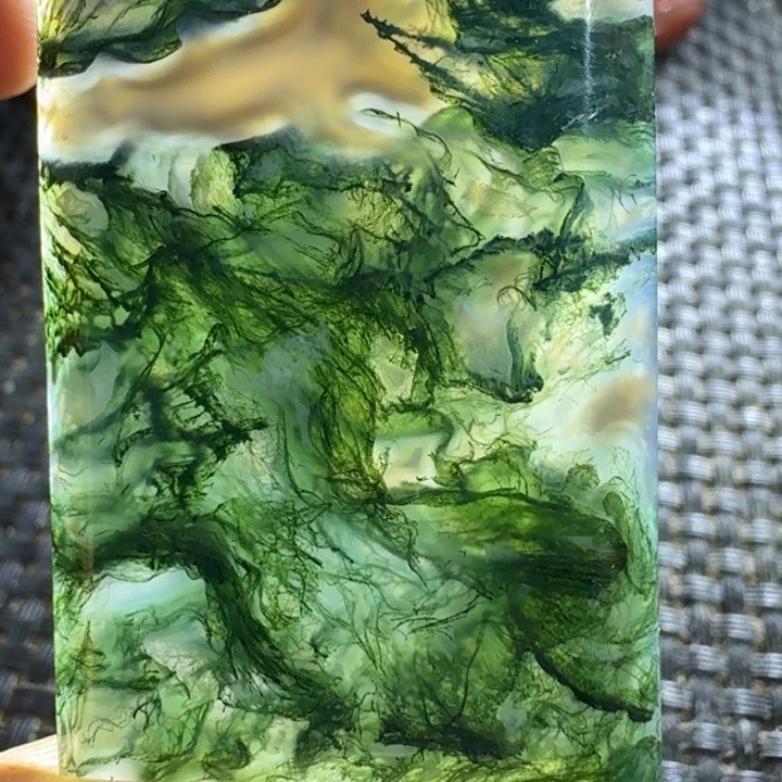 兰***竹玛瑙/玉髓未镶嵌颈饰