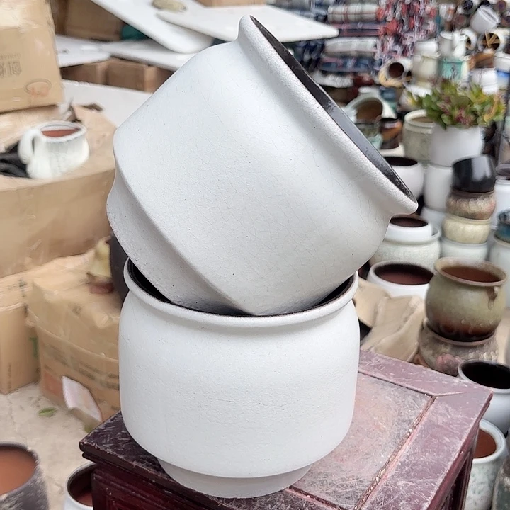 红陶白加重加厚口径19高度19