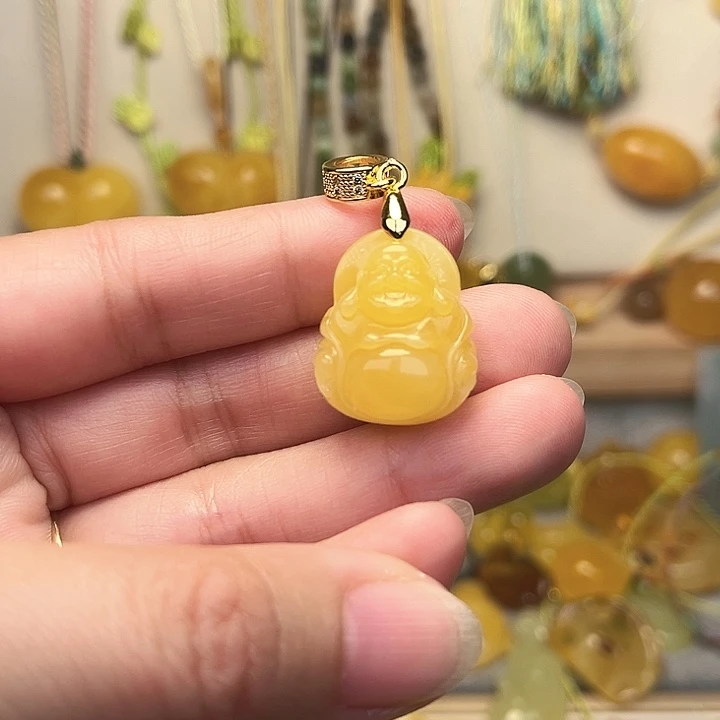 蜜蜡颈饰未镶嵌蜜蜡