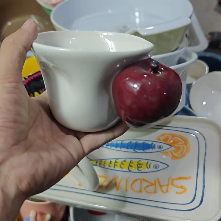 瓷片陶瓷杯碗盘微瑕介意慎拍