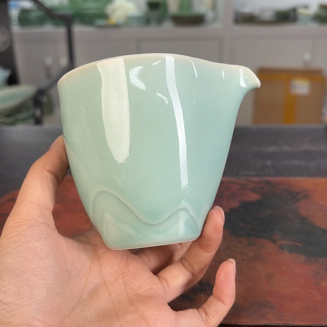 龙泉云间青瓷小米茶器