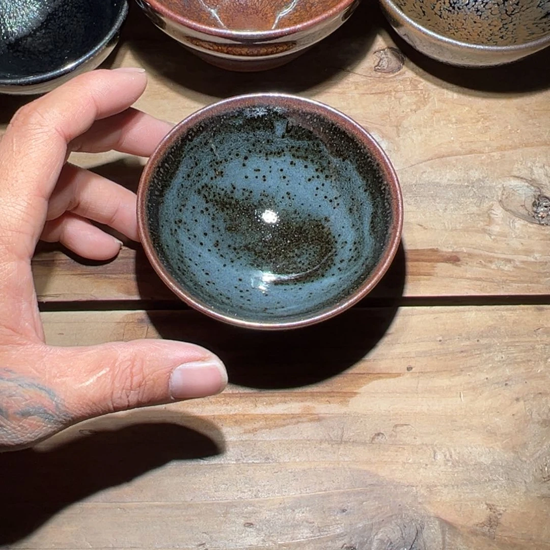 茶盏老木头柴烧建盏精选6