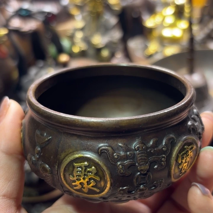 铜器摆件收收藏藏