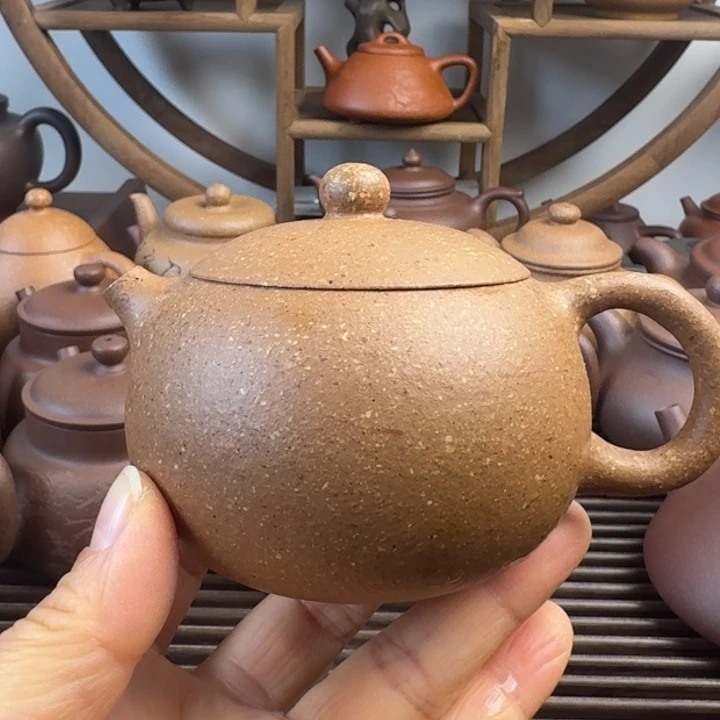 秦***2紫砂茶壶180cc西施梨皮段泥