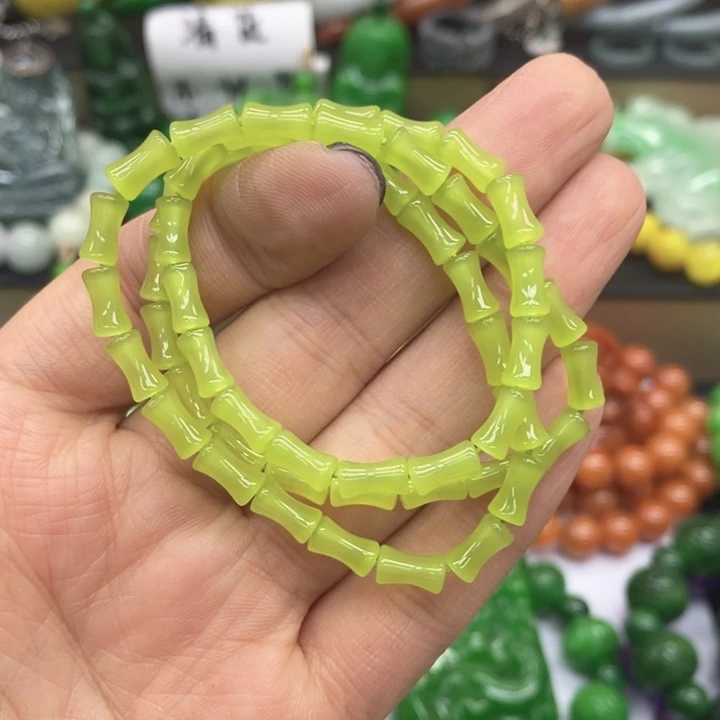 翡翠未镶嵌手链手链33