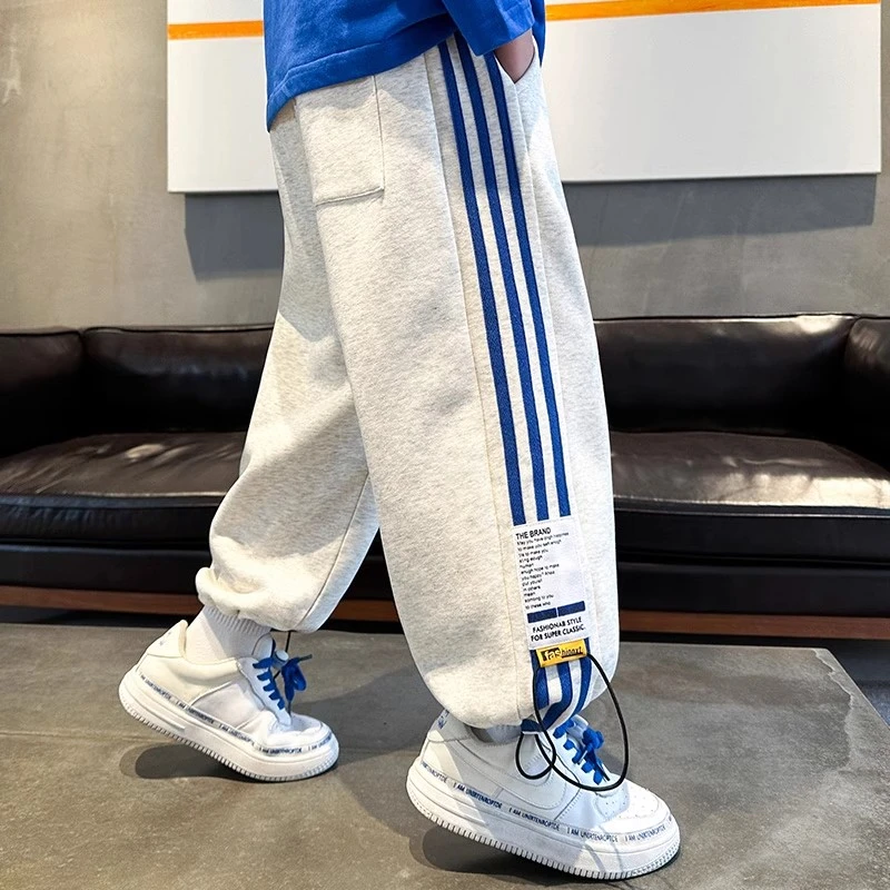 儿童装男童夏装裤子2025新款男孩休闲裤大童夏季长裤春秋休闲长裤