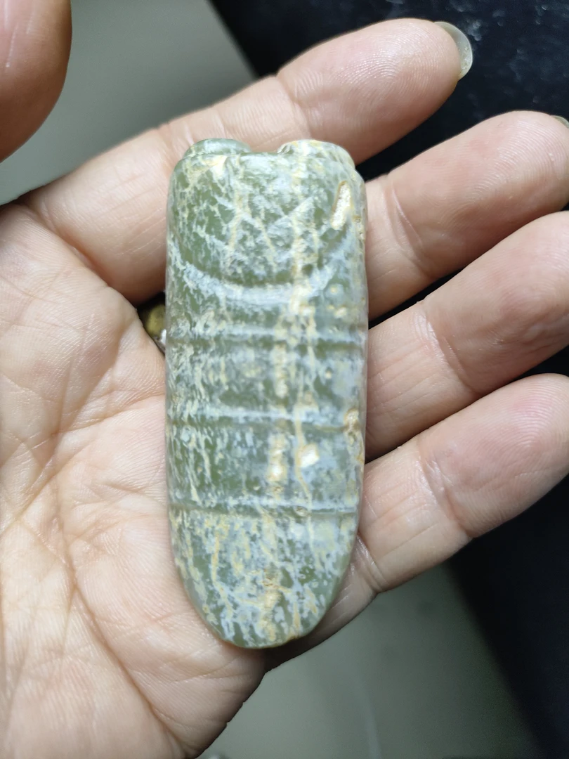 河磨奇石蝉形形件