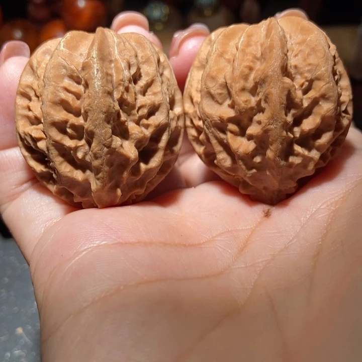 把件文玩核桃东北楸子小雪209