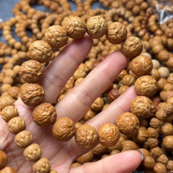 猴头核桃手串微瑕