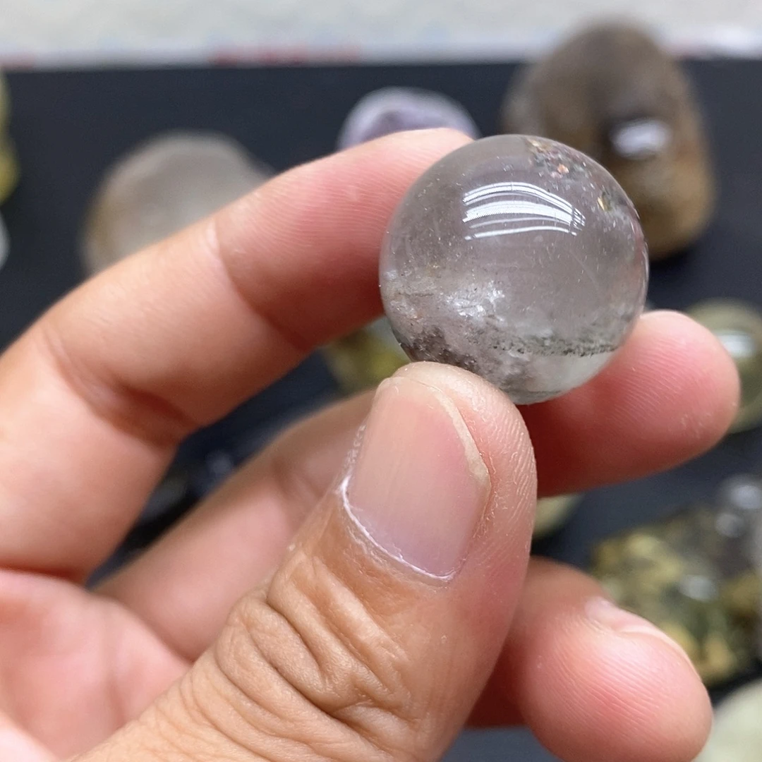 未镶嵌珠宝半成品水晶204水晶石有矿坑