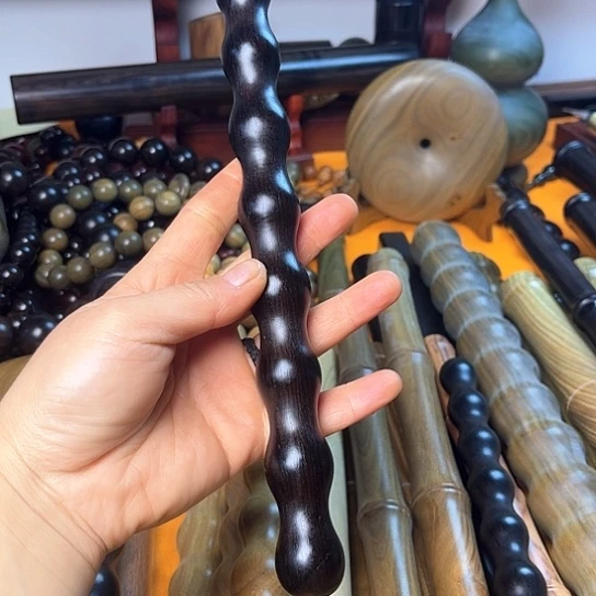 松木╰****ヤ紫光檀葫芦棍子一根豆豆