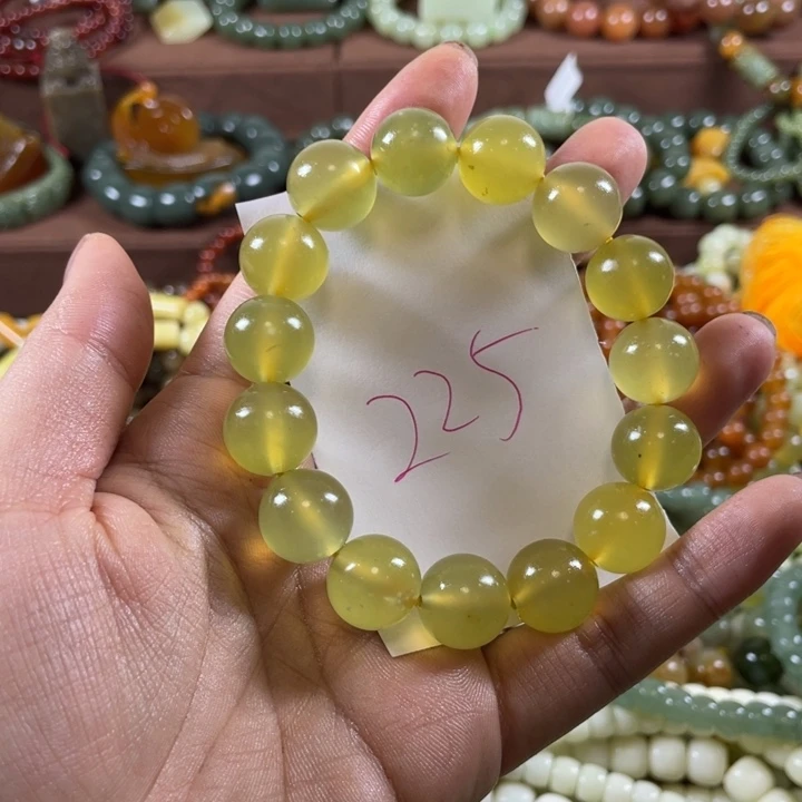 未镶嵌蛇纹石玉手链y**z