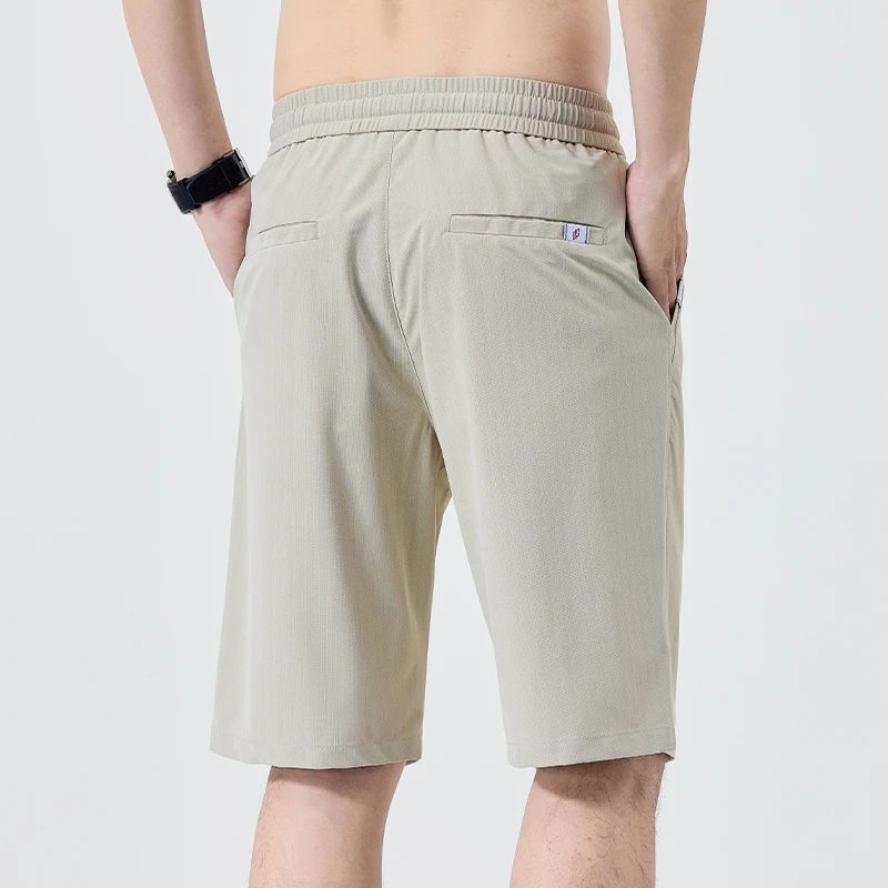 夏季新款冰丝短裤男士五分裤轻薄透气运动潮流休闲裤宽松百搭潮流
