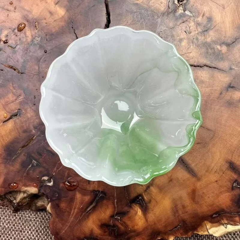 飘绿花口家用主人杯220