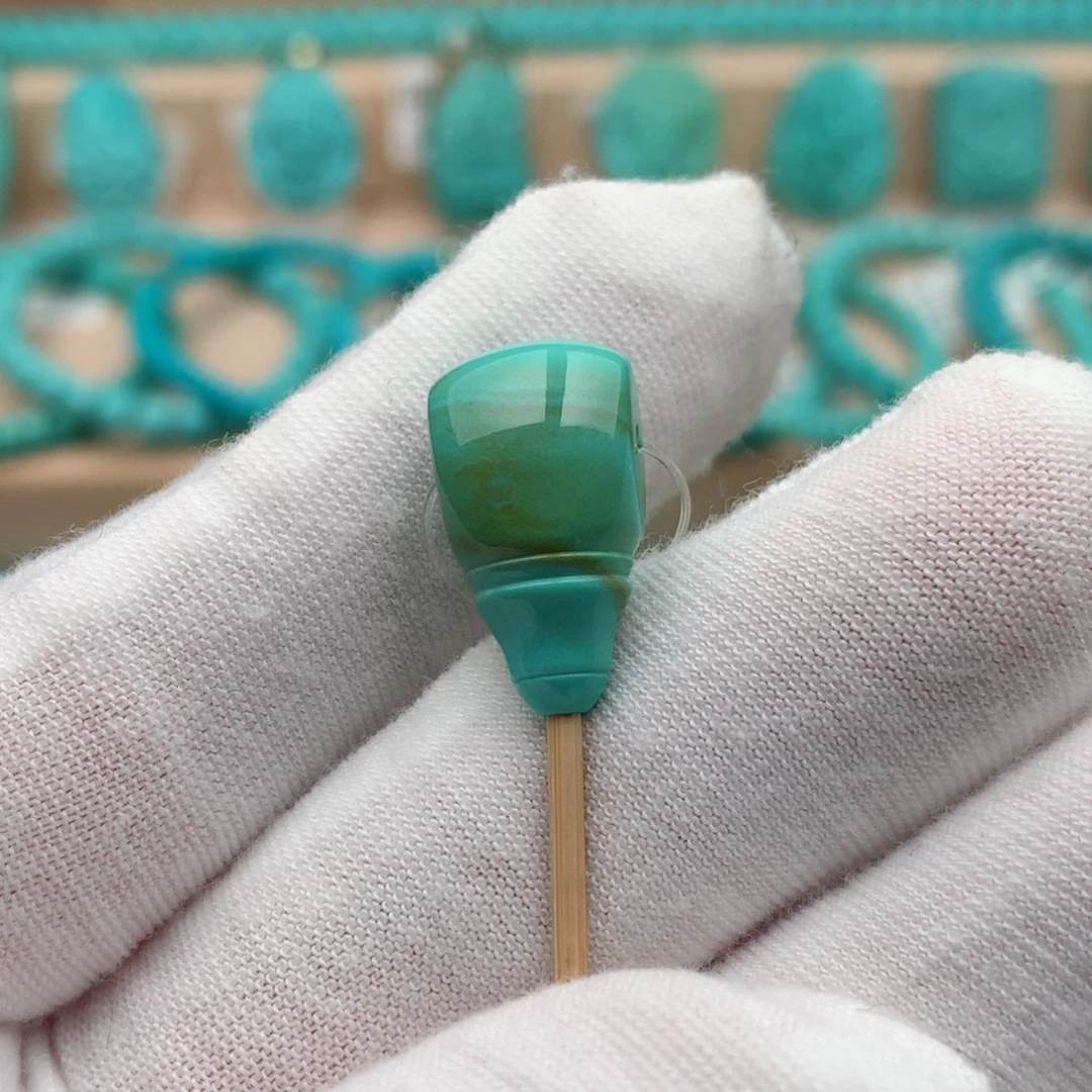 绿松石未镶嵌珠宝奇石10.4mm