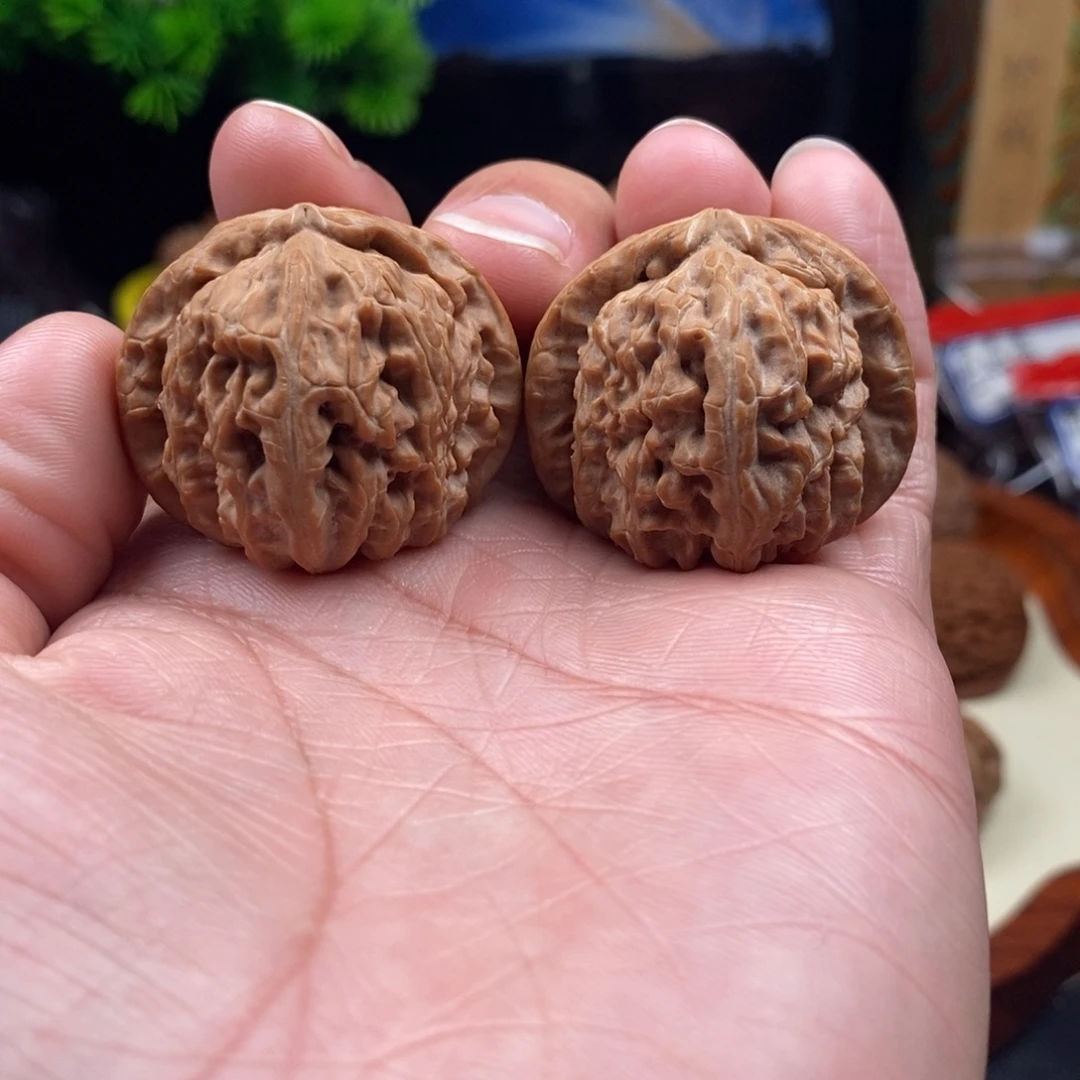 把件文玩核桃白狮子36